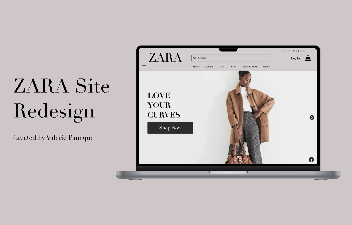 ZARA homepage redesign